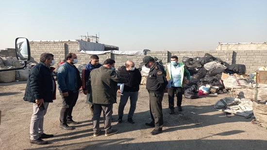 گشت مشترک دو روزه از مراکز تفکیک پسماند در شهرستان اسلامشهر 